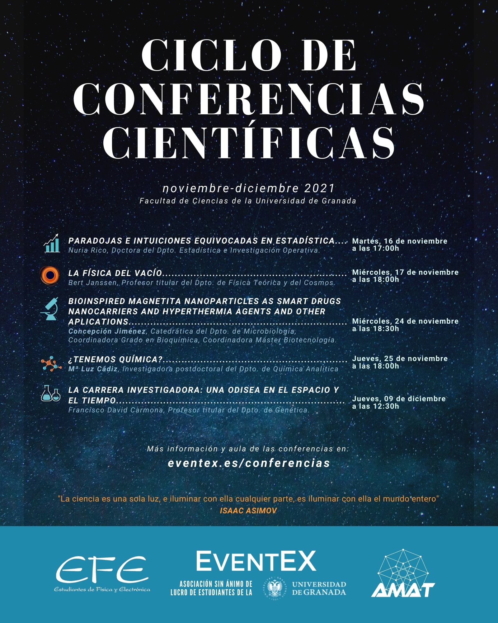 Ciclo de Conferencias Científicas EventEX