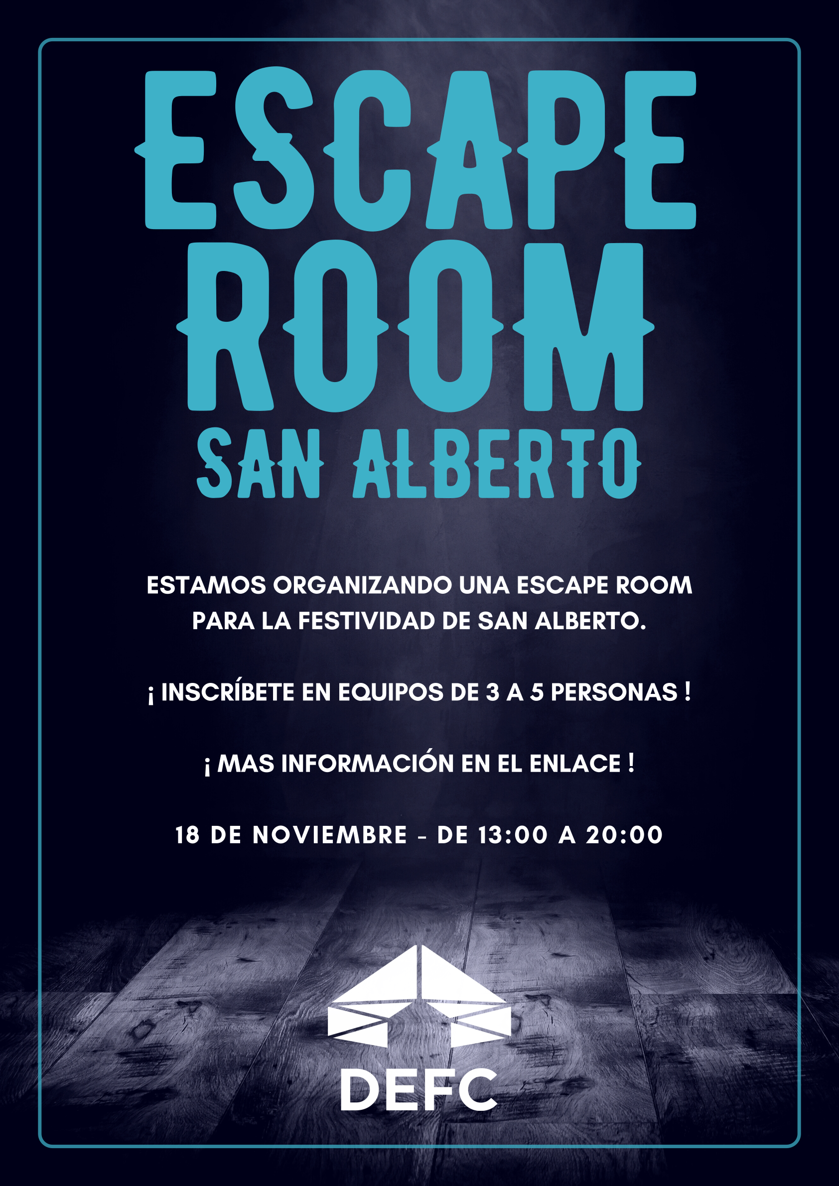 Participa en la Escape Room de San Alberto