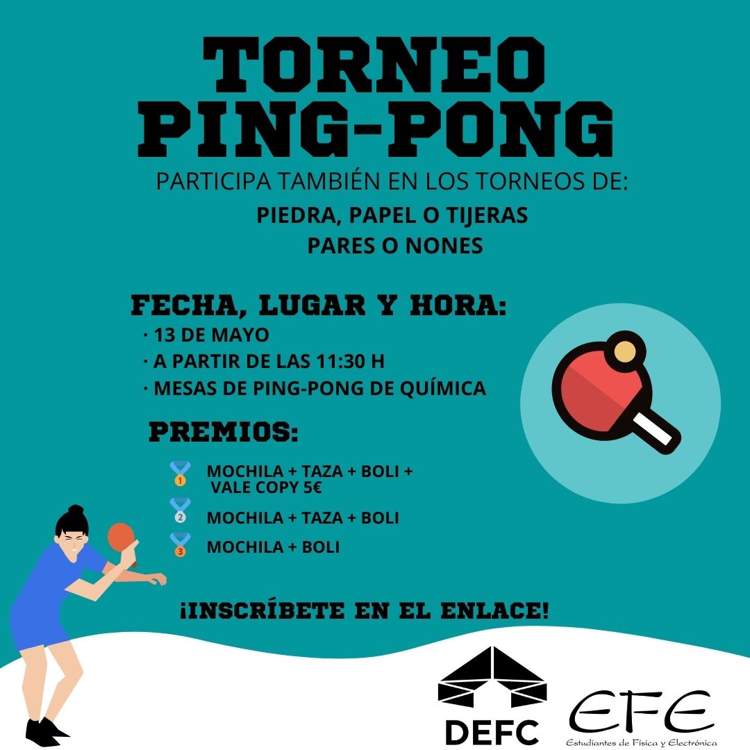 ¡Torneos de ping-pong y más!
