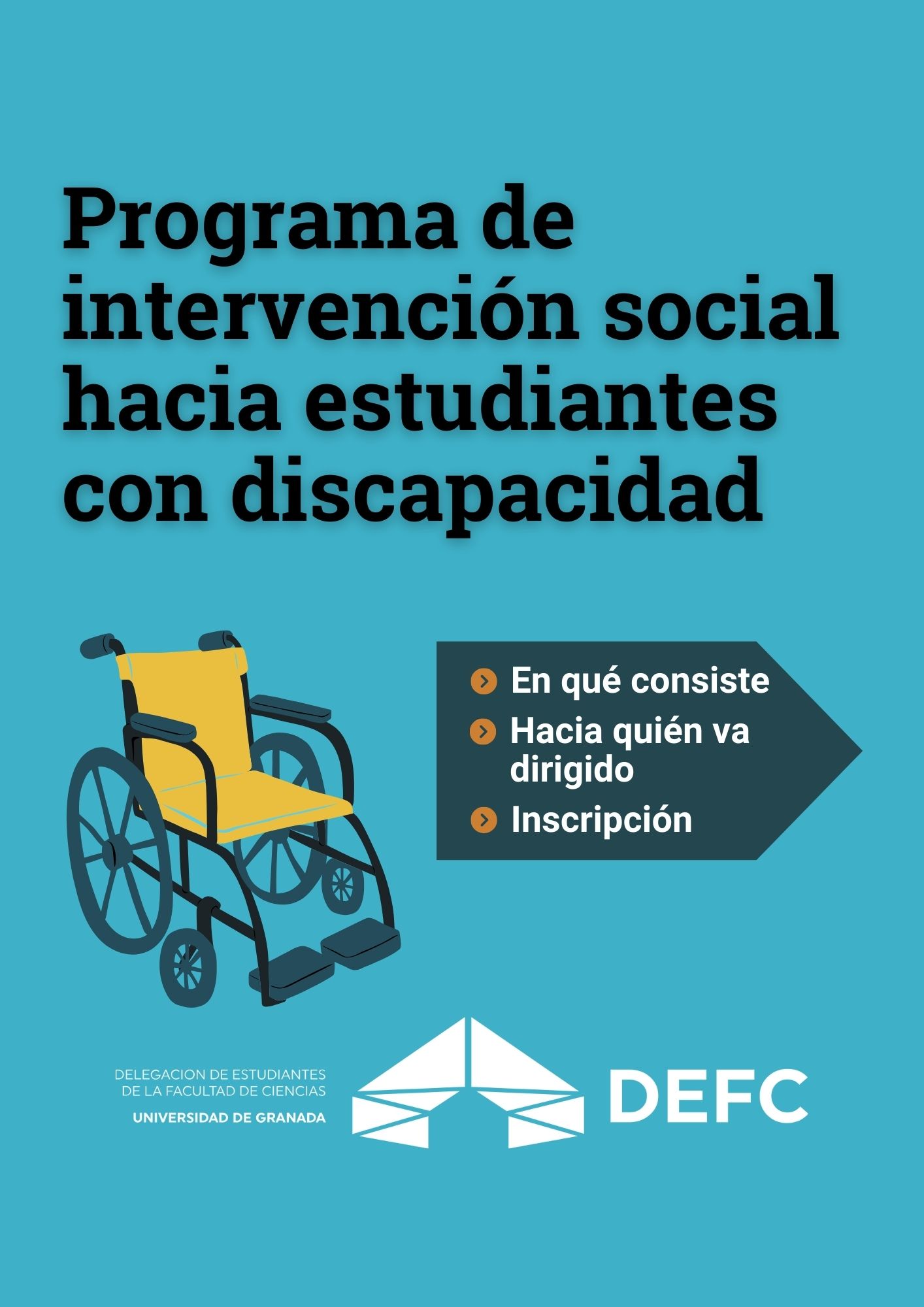 Programa de intervención social hacia estudiantes con discapacidad
